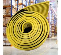 MNGHAYYR Protezioni for pareti e Angoli in Gomma Nitrile butadiene | Giallo-Nero 8, 10, 20 cm 5 m 1, 2, 5, 10 Pezzi: Colonne for garage e angoli delle pareti(10pcs,10 cm)