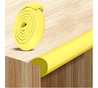 MNGHAYYR Striscia Proteggi Bordo in Schiuma NBR | Multicolor, 1/2/3/6 pezzi: angolo, mobiletto, davanzale, scale, garage, parco giochi(Yellow,2pcs)