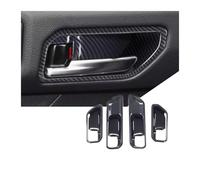 MNGNCBXWK Ciotola interna porta Cornice decorativa maniglia interna porta Cornice pulsante PER Land Cruiser 250 per Rankle 250 TRJ250W GDJ250W 2024 (LHD-Carbon Fiber)