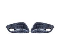 MNGNCBXWK Per Serie 3 E90 E91 E92 E93 2005 2006 2007 2008-2012 2/4PCS Car Interior Door Handle Bowl Replacement Cover (Carbon Fiber 2pcs)
