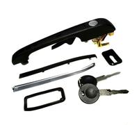 MNGNCBXWK Per VW Caddy I Derby Golf Per Jetta I II Mk1 Mk2 Per Passat Scirocco Santana Polo 1981-1983 1984 Maniglia Esterna Nera Per Portiera Maniglie Esterne Porte(Front Right)