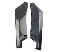 MNHCAC Spoiler Posteriore Auto per Toyota Aygo X AB70 2021 2022 2023 2024 2025, Canard Diffusore Avvolgere Angolo Splitter, Spoiler Labbro Paraurti Posteriore Auto, Carbon Black