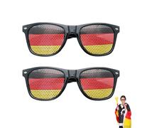 MniimaLuxe 2 articoli per tifosi mondiali della Germania, occhiali da sole con design della Germania, articolo per tifosi di calcio