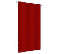 MNISDFL Protezione per la privacy, per il balcone, il vento, per il balcone, la privacy, il balcone, il colore rosso, 120 x 240 cm