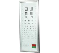 MNJVCFDS LED Eye Chart Light Box, Digital Eye Chart, Distanza di Misura: 2,5 M, per L'astigmatismo, La Miopia E La Lungometria, L'esame della Debolezza Rosso Verde