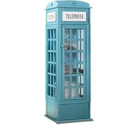 MNJVCFDS Libreria In Legno A 5 Livelli Della Cabina Telefonica Di Londra Con Porta In Acrilico - Armadio In Piedi Per Il Carino Organizzatore Di Stoccaggio