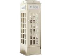 MNJVCFDS Libreria In Legno A 5 Livelli Della Cabina Telefonica Di Londra Con Porta In Acrilico - Armadio In Piedi Per Il Carino Organizzatore Di Stoccaggio