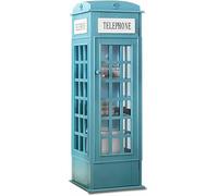 MNJVCFDS Scaffale Di Archiviazione Della Cabina Telefonica Di Legno Di Londra Scaffale A 5 Livelli - Scaffale In Piedi Per Bambini E Adulti, Armadio Decorativo Dell'organizzatore