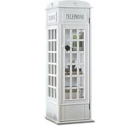 MNJVCFDS Scaffale Di Archiviazione Della Cabina Telefonica Di Legno Di Londra Scaffale A 5 Livelli - Scaffale In Piedi Per Bambini E Adulti, Armadio Decorativo Dell'organizzatore