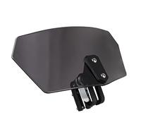 MNKBODG Parabrezza per Moto Deflettore del Parabrezza fumé Universale 1X per Moto Accessori Decorativi per Lo Styling del Parabrezza