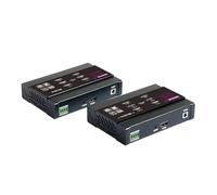 MNMIOIO Extender 4K Extender KVM su IP fino a 100 m Extender USB su singolo Cat6 Supporto Interruttore di alimentazione remoto RS232 POE