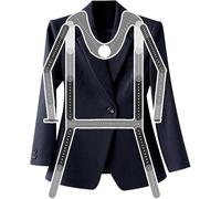 Mnnequin Hnger Corpo Invisibile Shpe Hnger Djustble, Fotogrphy Abbigliamento Mnnequin Holder Poseble, Wll Mount Body Shpe RCK per Disply Cse, Tops Holder, One Color, Male