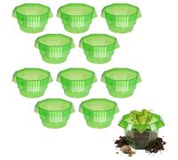 Mnrkaoic Collari Anti Lumaca per Orto Barriera Adi Rame Bio Trappola Esca Granulare Antilumachicida Nastro Adesivo Rete Accessori Giardino Collar Collare Biologico Antilumache (Verde)