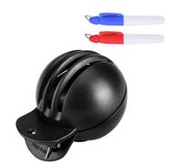 Mnrkaoic Marcatore per Palline da Golf Strumento di Allineamento per Linea Tripla per Putt E Swing con Penna Resistente allo Sbiadimento, per Principianti E Professionisti (Nero)