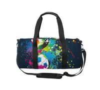 Mnsruu Borsa sportiva da palestra con tracolla per donne e uomini, borsone colorato per palloni da calcio, viaggi, allenamento, borsa con scomparto per scarpe per pernottamento e fine settimana, #01,