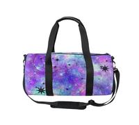 Mnsruu Borsone sportivo da palestra con tracolla, per donne e uomini, astrologia, universo, galassia, tie dye, borsone da viaggio, allenamento, con scomparto per scarpe, per pernottamento e fine