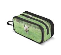 Mnsruu Cute Pig - Astuccio grande con 3 scomparti, per la scuola, per ragazzi e ragazze, Multicolore, Taglia unica, Organizer per borse