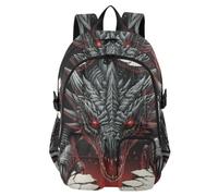 Mnsruu Dragon Ground Crack Zaino per la scuola con scomparto per laptop, grande borsa per la scuola per ragazze e ragazzi, zaino da viaggio 17,5 per scuola, casual, università, lavoro