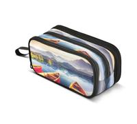 Mnsruu Fantastic Sunny Day - Astuccio grande con 3 scomparti, per ragazzi e ragazze, Multicolore, Taglia unica, Organizer per borse