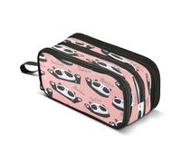 Mnsruu Hello Panda - Astuccio grande con 3 scomparti, per la scuola, per ragazzi e ragazze, Multicolore, Taglia unica, Organizer per borse
