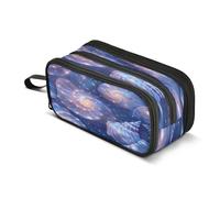 Mnsruu Magic Beach Conch - Astuccio grande con 3 scomparti, per la scuola, per ragazzi e ragazze, Multicolore, Taglia unica, Organizer per borse