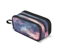 Mnsruu Magic Cloud - Astuccio grande con 3 scomparti, per la scuola, per ragazzi e ragazze, Multicolore, Taglia unica, Organizer per borse