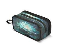 Mnsruu Magic Lotus in Firefly - Astuccio grande con 3 scomparti, per la scuola, per ragazzi e ragazze, Multicolore, Taglia unica, Organizer per borse