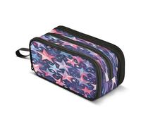 Mnsruu Magic Star - Astuccio grande con 3 scomparti, per la scuola, per ragazzi e ragazze, Multicolore, Taglia unica, Organizer per borse