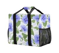 Mnsruu Morning Glory One - Borsa riutilizzabile per la spesa, da viaggio, da cucina, da spiaggia, lavabile