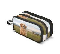 Mnsruu Prairie Dog - Astuccio grande con 3 scomparti, per la scuola, per ragazzi e ragazze, Multicolore, Taglia unica, Organizer per borse