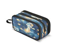 Mnsruu Rockets of Astronauts - Astuccio grande con 3 scomparti, per la scuola, per ragazzi e ragazze, Multicolore, Taglia unica, Organizer per borse