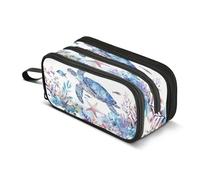 Mnsruu The Oceans Turtle - Astuccio grande con 3 scomparti, per la scuola, per ragazzi e ragazze, Multicolore, Taglia unica, Organizer per borse