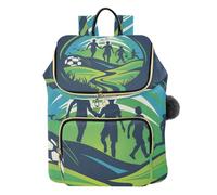 Mnsruu Zaino da donna trapuntato, trapuntato, per donne, calcio, persone, viaggi, borsa per computer portatile, con tracolla e tasche nascoste, leggero, casual, lavoro, università (29 × 17 × 36 cm)