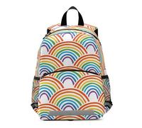Mnsruu Zaino per bambini con squame di pesce arcobaleno, zaino per la scuola materna, scuola materna, borsa da viaggio, asilo nido per ragazzi e ragazze