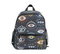 Mnsruu Zaino per bambini per ragazze ragazzi Evil Turkish Esoteric Eye borsa per asilo nido leggero zaino asilo nido borsa asilo, 37 x 31 x 6 cm, Occhio esoterico turco malvagio, M, Casual