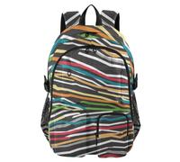 Mnsruu Zaino scolastico con stampa zebrata, con scomparto per computer portatile, grande borsa per la scuola per ragazze e ragazzi, zaino da viaggio per scuola zaino casual universitario lavoro