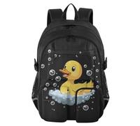 Mnsruu Zaino scolastico Duck Bubble con scomparto per laptop, grande borsa per la scuola per ragazze e ragazzi, zaino da viaggio 17,5 per scuola, casual, università, lavoro
