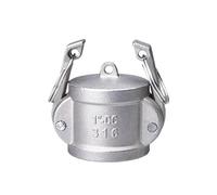 MNUPL 1 pz 1/2 "3/4" 1 "1-1/4" 1-1/2 "2" SS304 in Acciaio Inox Homebrew Camlock Adattatore di Montaggio Barb Camlock disconnessione Rapida(DC Type,2")