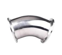 MNUPL 1 pz 3/4 "-4" (19mm-102mm) Tri Morsetto 1.5 "2" 2.5 "3" 3.5 "4" Gomito da 45 Gradi SUS304 In Acciaio Sanitario Raccordo Connettore(102mm x ferrule 119)