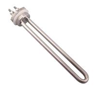 MNUPL 1pc 12v Elemento Riscaldante DC Resistenza Solare a Forma di U DN25 Elettrico Immersione Acqua Elemento Caldaia Tubolare Riscaldatore 100w 150w 200w(Heater Only,150w)