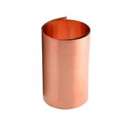 MNUPL 1Pc 99,9% rame puro Cu lamiera foglio di lamiera di rame spessore foglio 0,01-0,6 mm lunghezza 100-5000 mm