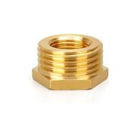 MNUPL 1pc adattatore in ottone raccordo BSP riduzione esagonale boccola boccola maschio a femmina connettore carburante acqua gasolio 1/8 "1/4" 3/8 "1/2" 3/4 "1"(03-06)