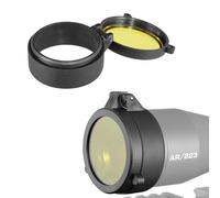 MNUPL 1pc Cannocchiali da puntamento Copriobiettivo Flip-Open Sight Lens Protegge la Copertura for Diametro 30-69mm Calibro Cannocchiali da Caccia Visioni notturne Accessori(Diameter 41mm)