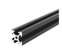 MNUPL 1PC Nero 2020 V-Slot Standard Europeo Profilo Estruso in Alluminio Anodizzato 100mm-800mm Lunghezza Guida Lineare for Stampante 3D CNC(2020V,500mm)