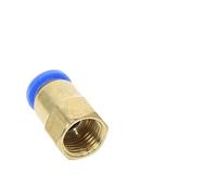 MNUPL 1pc PCF OD tubo flessibile 4MM-12MM connettore pneumatico 1/4'' BSP filettatura femmina raccordo a pressione for giunto tubo aria(10mm OD Hose)