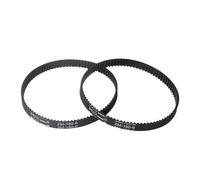MNUPL 2 Pezzi Cinghia di Trasmissione dentata 2M-180-6 perimetro 180mm Larghezza 6mm Denti 90 trasportatore sincrono Pezzo di Ricambio for aspirapolvere