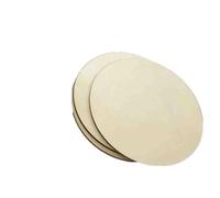 MNUPL 2 pezzi di fette di legno rotonde non finite da 1 cm a 10 cm, dischi circolari in legno fai da te for decorazioni natalizie, decorazioni for matrimoni(80mm 5pcs)