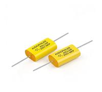 MNUPL 2Pcs 250V Condensatore MKP Audiophiler Febbre HiFi Audio Accoppiamento a Film Metallico Divisione di frequenza 1UF 1.5UF 1.8UF 2.2UF 2.7UF 3.3UF(250V1UF)