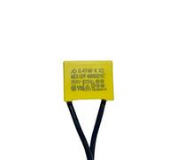 MNUPL 5 Pezzi AD K X2 Nastro di capacità di Sicurezza Linea 0,1uF 0,15uF 0,22uF 0,33uF 0,47uF 250V-275V alloggiamento Filo Flessibile condensatore di Sicurezza(0.47UF)