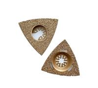MNUPL Lama for sega oscillante triangolare 2/4 pezzi 78mm Accessori for il taglio Ingranaggio for molatura CNC(2PCS)